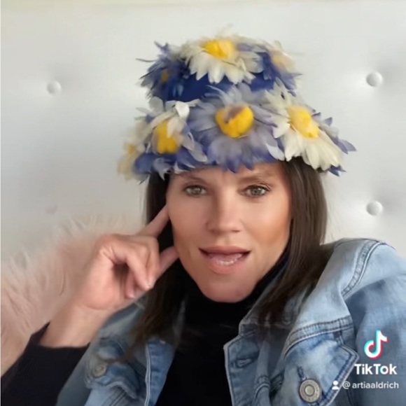 Vintage Floral Spring Hat 1950’s - Picture 6 of 7